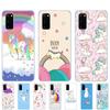 Чехол для samsung galaxy S20 PLUS Ultra S10 lite, чехол для телефона samsung note 10 plus lite, чехол с единорогом на радуге Jetpack