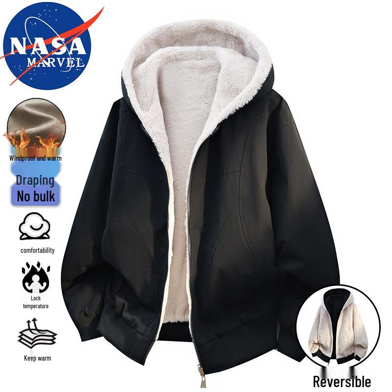 NASA MARVEL Men's Reversible Winter Padded Jacket