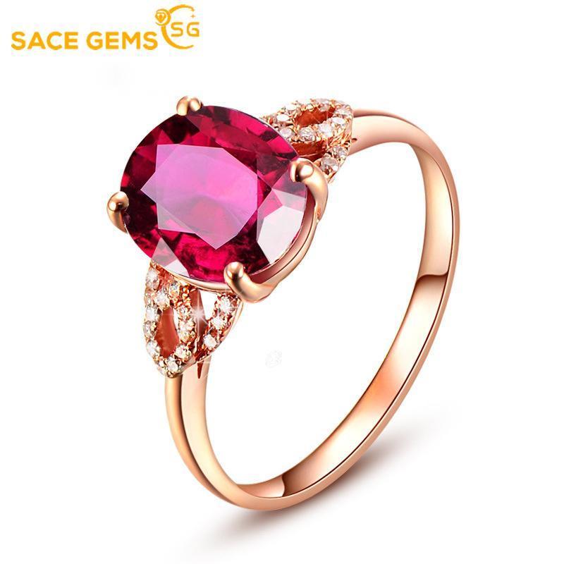Sace Gems Классическое кольцо из медного сплава с цирконом, женские ювелирные изделия, свадебный подарок для вечеринки