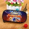 Sonic The Hedgehog Ink Pen Storage Bag With Spacious Design For Stationery And Makeup