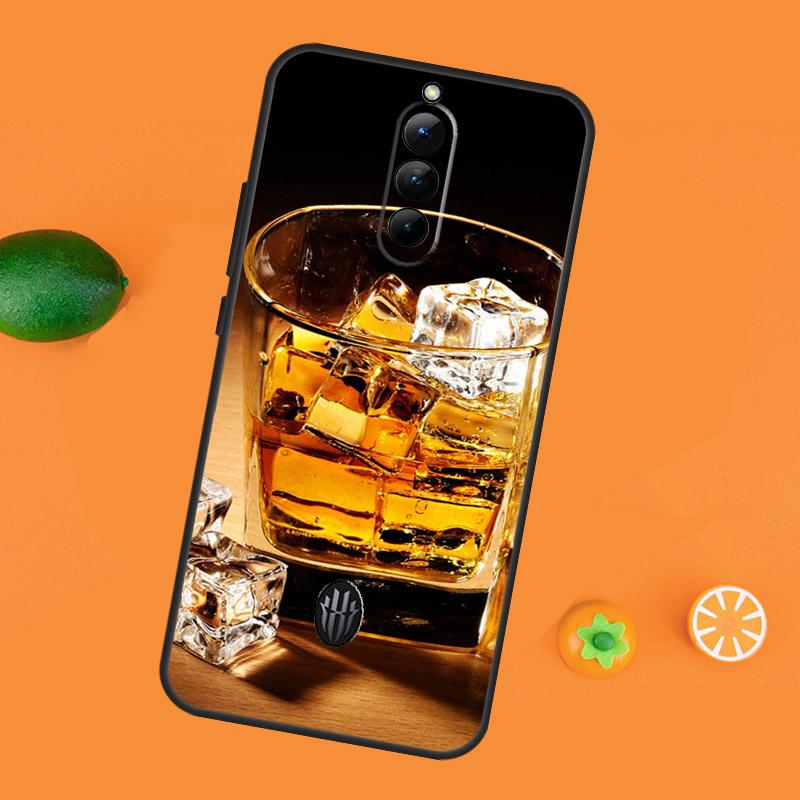 Чехол-кейс для напитков с сигарой и виски для ZTE Nubia Red Magic 8S 9S 10S 8 9 10 11 Pro Plus 6 7 6S 7S Pro RedMagic 10 Air