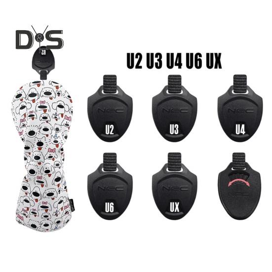 Чехол для клюшек для гольфа, защитный чехол для клюшек Fairway Woods Hybrids, чехол для клюшек для гольфа с изображением мультяшного щенка