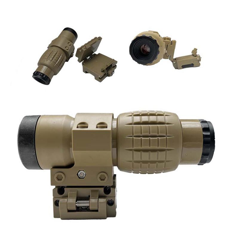 Регулируемый прицел с увеличительным стеклом, компактные прицелы с откидной крышкой, подходят для 20-мм и 21-мм рельсовых креплений, игрушки, аксессуары для телескопов