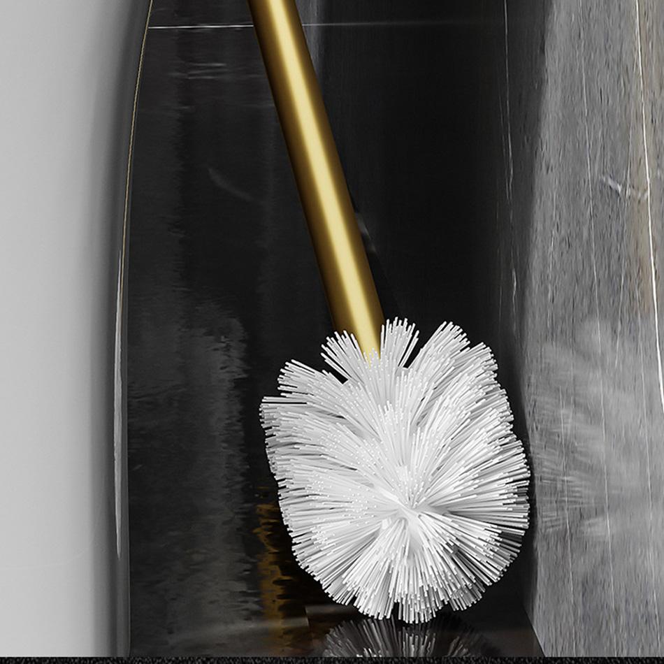 Акриловый стаканчик держатель для туалетной щетки набор алюминиевый настенный серый золотой черный белый туалет щетка полка комплект для ванной комнаты туалет