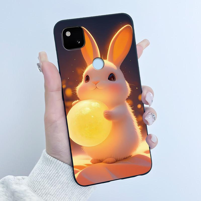 Чехол для телефона Google Pixel 4a 4G / 4a 5G, Ультратонкий, Тонкий, Эстетичный, Роскошный, Милый, Крутой, Для Мальчиков, Девочек, Мягкий Силикон, Матовый Чехол