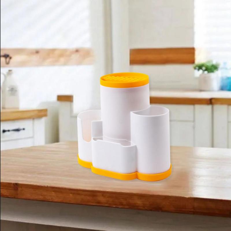 Пластиковая сливная трубка для палочек для еды, бытовая креативная клетка для палочек для еды, подставка для хранения кухонных ложек, ящик для хранения посуды, корзина для палочек для еды