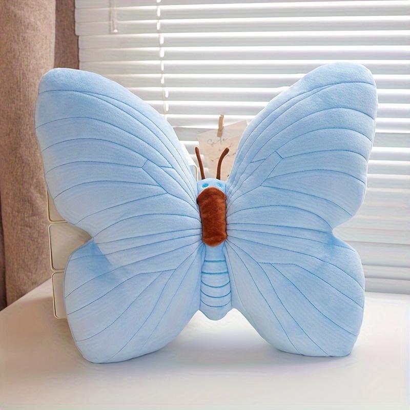1 шт. Полиэстеровая плюшевая подушка-бабочка для декора спальни, милый розовый свадебный подарок для пар, мягкая декоративная подушка, товары для дома