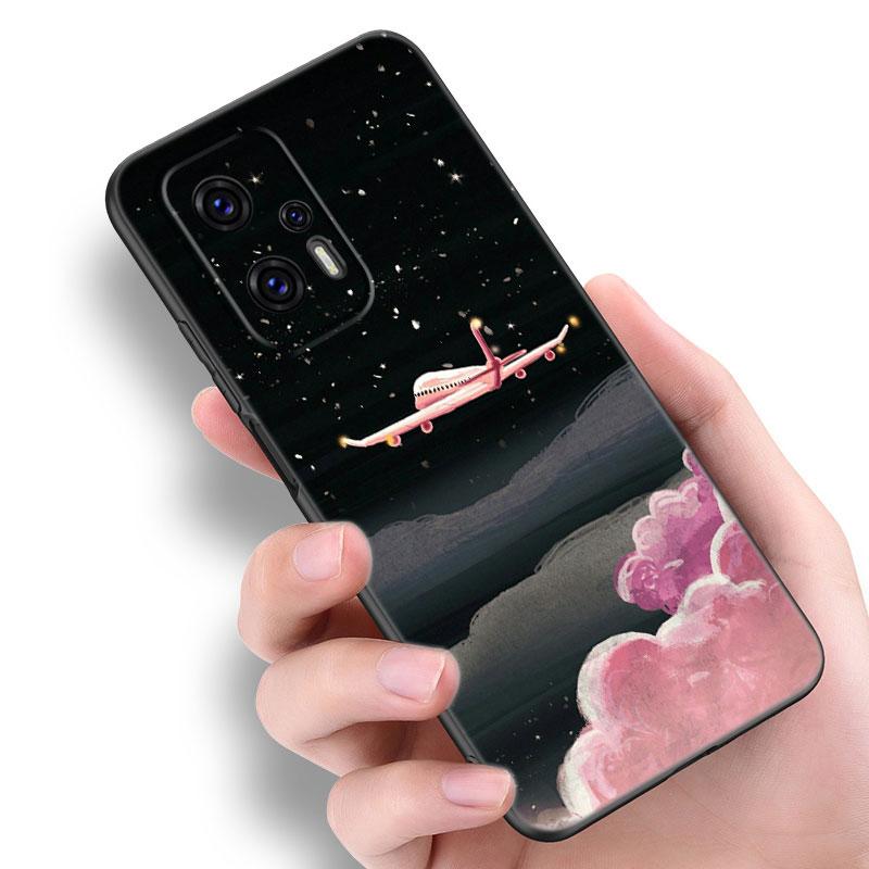 Travel Airplane Phone Case For Xiaomi POCO F2 F3 M2 M3 M4 X3 X4 Pro NFC F4 GT 5G F1 X2 C3 C31 C40 M5S Soft TPU Black Cover