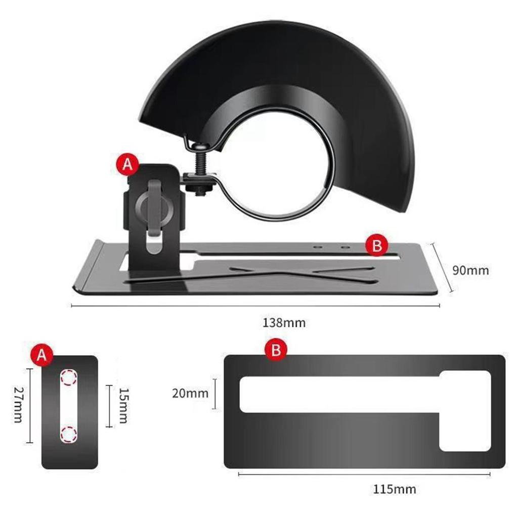 Angle Grinder Stand, Cutting Machine Bracket Base, Holder
