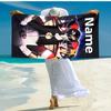 Personalized customized proof beach towel with Mighty Morphin Power Rangers pattern - soft, absorbent,quick-drying,perfect swimming,camping&bathing