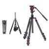Miliboo MUFA-BK 62.6-inch Foldable Tripod Camera Stand with Fluid Tripod Head Aluminum Alloy 5kg/