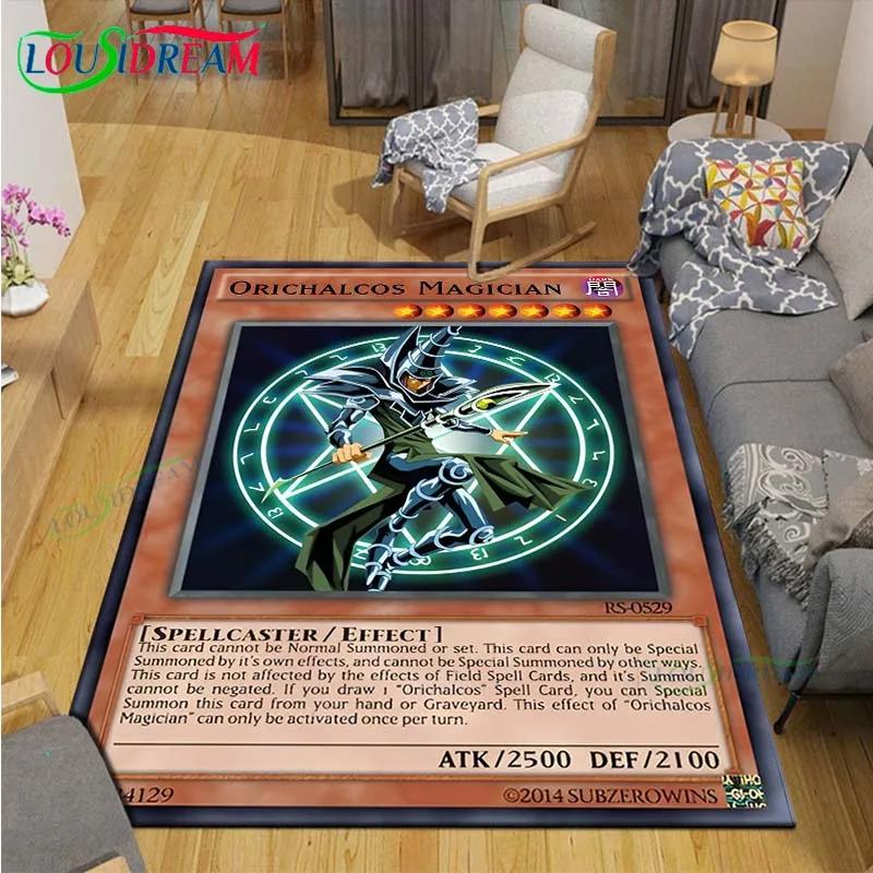 3D Famous Card Games Y-Yu-Gi-Oh  Carpet for Living Room Home Sofa Decoration,Children Game Decor Floor Mat Yoga Mat Large Carpet