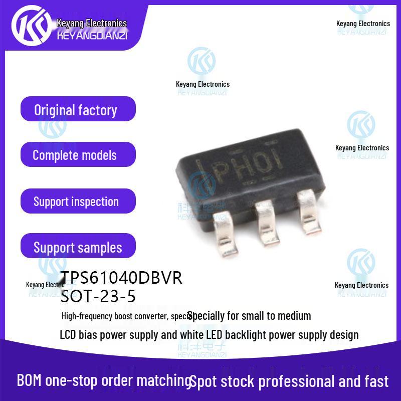 High-Frequency Boost Converter DC-DC Power Chip TPS61040DBVR