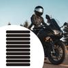 Светоотражающая наклейка Черная Легко установить Декоративная наклейка для шлема, ноутбука, автомобиля