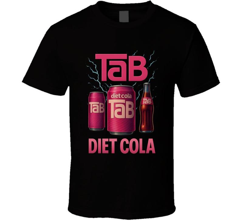 Футболка унисекс с логотипом напитка Tab Cola, ретро 80-х