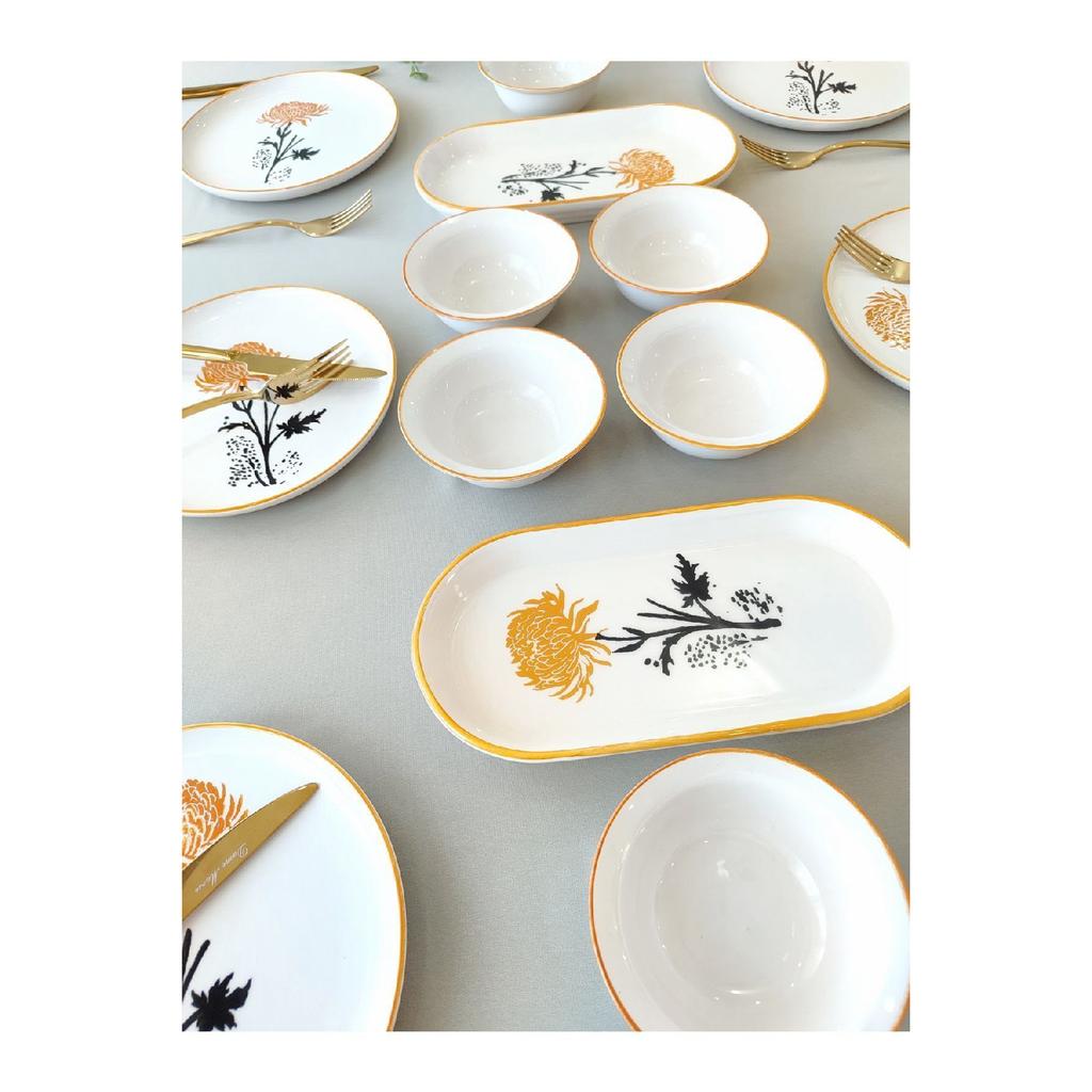 Dahlia 14 Piece Breakfast Set For 6 Persons