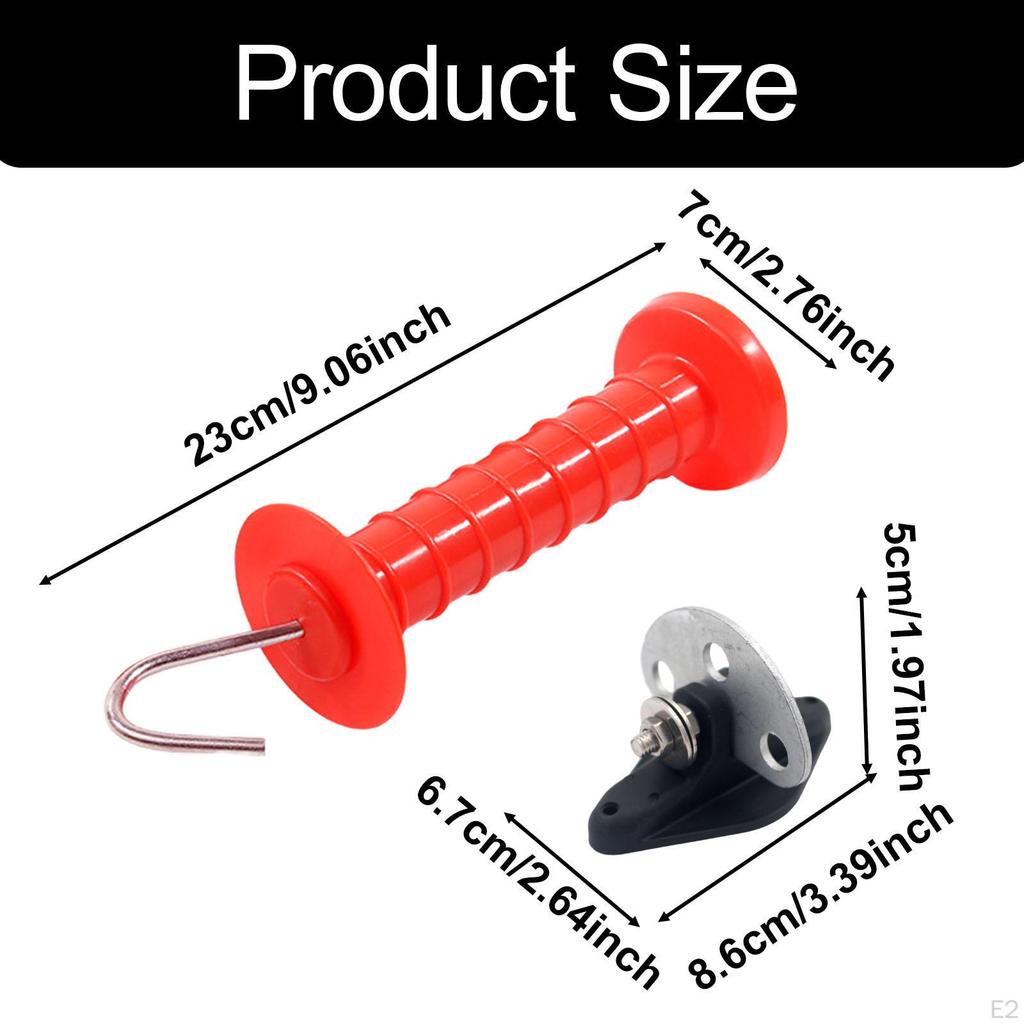 Ручка для электрического забора, изолированные ручки с пружиной, для фермерских хозяйств