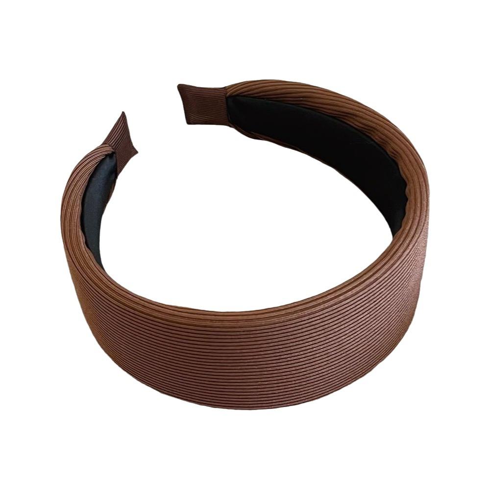 New Candy Color Extra Wide Headbands Fabric Covered Non-slip Hairbands Thick Head Hoop Women Girls