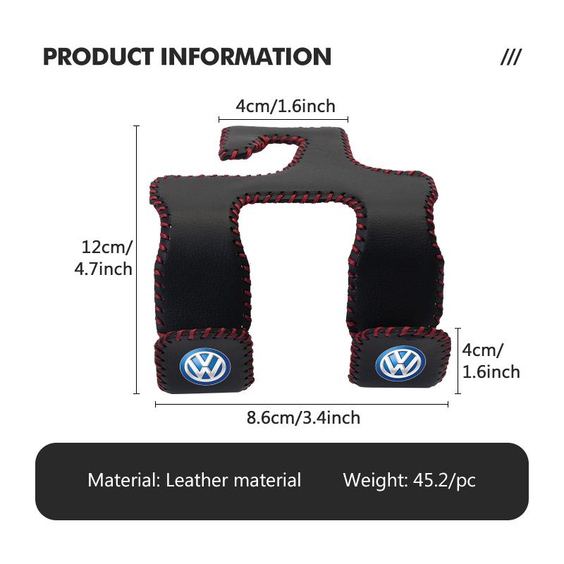 2026 Hot Valve Stems Caps For VW Car Seat Back Hook Suede Double-Headed Rear Storage Supplies Golf 4 5 6 7 Polo Jetta Sagitar ET1 V2