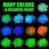200Pcs Glow In the Dark Garden Pebbles For Sidewalk Garden Terrace Lawn Garden Patio Fish Tank Aquarium Decoration Glow Stone