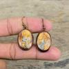 Maligano Jasper Earring Electroformed Copper Earrings Handmade Drop Earring Brand New Copper Jewelry Natural Gemstone Earring Gifts For Wife