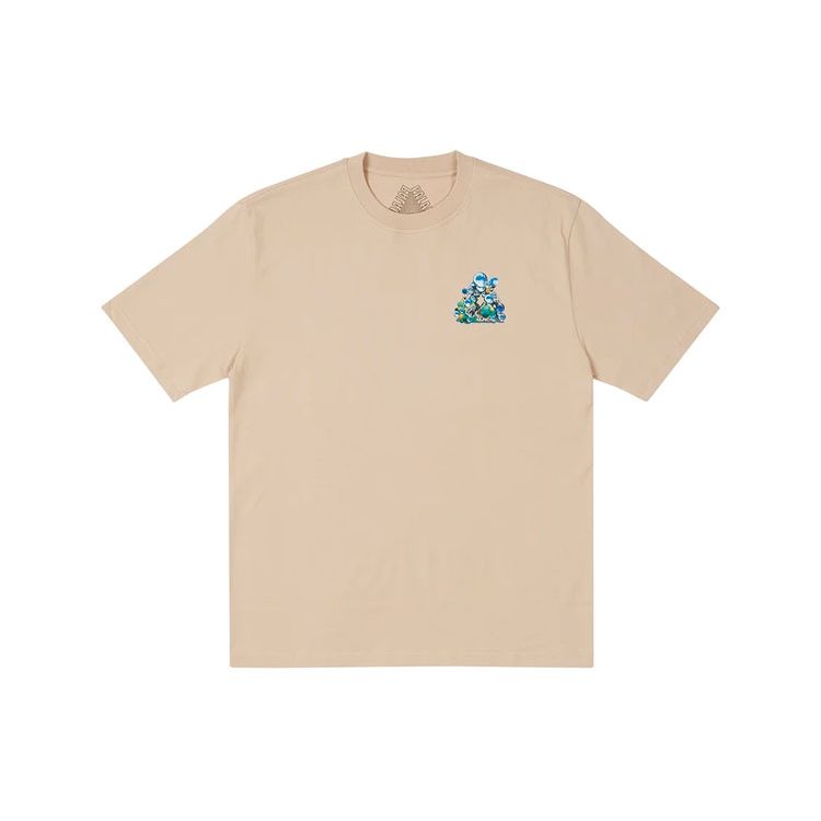 Palace FW21 Футболка с пузырьками унисекс, топы коричневого цвета P21TS201