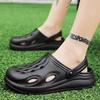 2025 Summer New Hole Shoes for Men Breathable and Comfortable Garden Clogs Slippers Anti Slip Beach Sandals Shoes