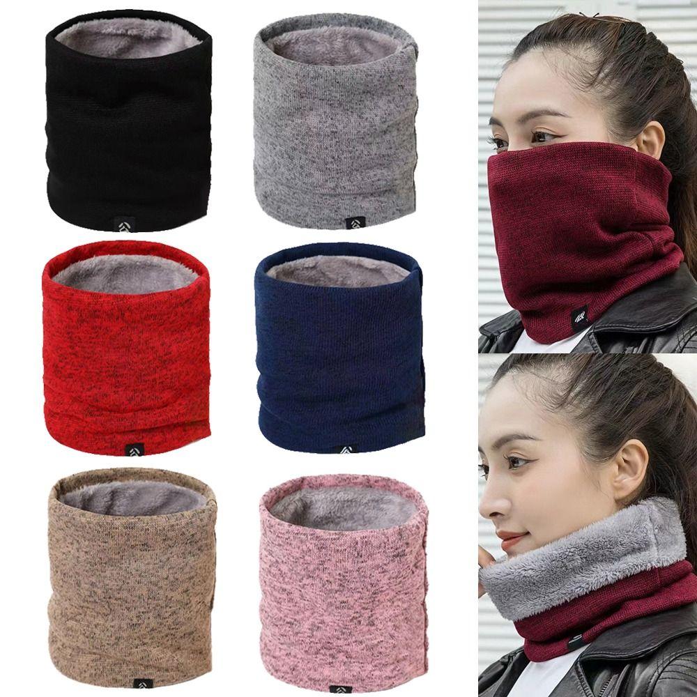 Circle Wrap Winter Ring Scarf Knitted Snood Neck Scarves High Quality Full Face Mask