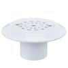 Plastic Pool Water Outlet White Floor Drain Water Inlet Draining Accessory for Swimming Pools Hot Springs Spas