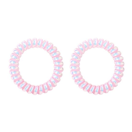 2 шт., женская пластиковая веревка для волос, телефонная проволока, резинка для волос, высокоэластичная резинка для волос, повязка на голову, инструменты для укладки волос