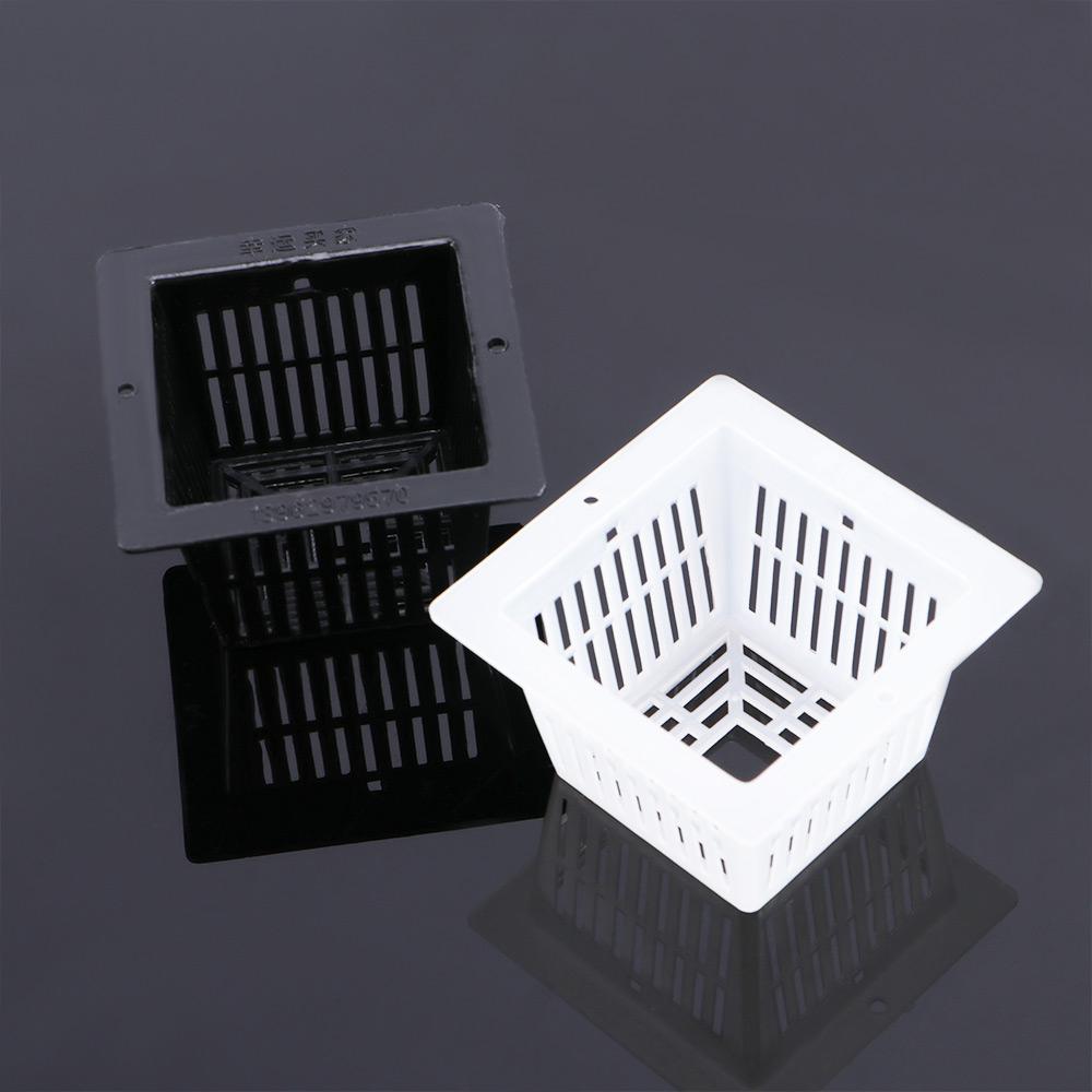 10pcs Vegetable Garden Clone Plant Grow Net Cup Planting Basket Nursery Pots Mesh Pot