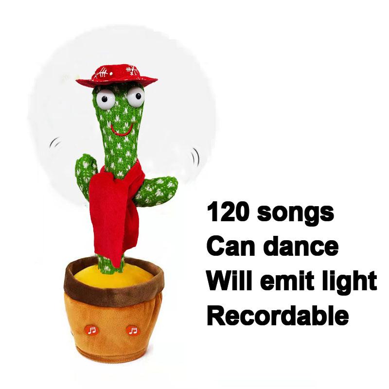 Говорящая танцующая игрушка-кактус