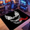 Venom Tribal Tattoo Style Monster Face Print Non Slip Large Gaming Living Room Area Rug Soft Wear Resistant Gamer Sofa Bedroom Home Decor Floor Carpet