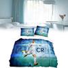 3d Football Star Bedding Set Quilt Duvet Cover Pillowcase Single Double Gift Uk