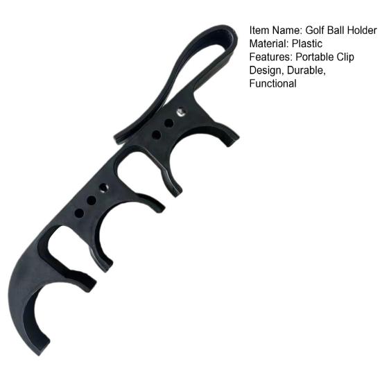 Держатель для мячей для гольфа Стойка для хранения мячей для гольфа для хранения 3 мячей и 6 ти Органайзер с зажимом для мячей Крепление к поясному ремню