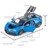 1/18 Суперкар Bugatti Chiron Сплав Литой Игрушка Масштабная Модель Автомобиля Звук и Свет Миниатюрный Транспорт Детская Игрушка Коллекция Декоративный Подарок