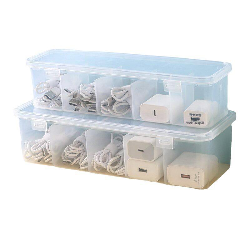 Пылезащитный ящик для хранения и управления кабелями и зарядкой