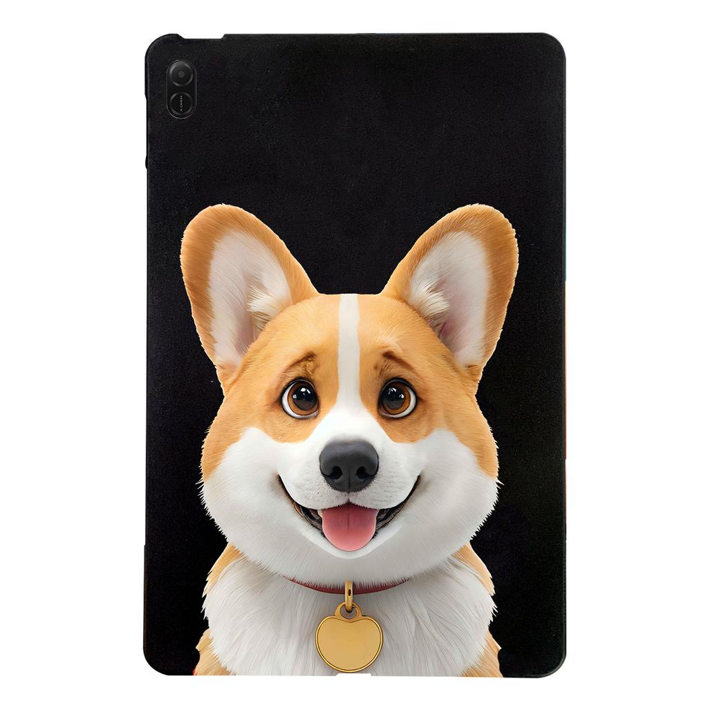 Мягкий черный защитный чехол TPU с изображением щенка и кота для Honor Pad X8A Pad9, противоударный чехол для планшета Huawei MediaPad T5 T10s MatePad SE Air