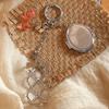 Mini Net Pocket Lipstick Bag Keychain Cherry Lipstick Cover Key Ring  Outdoor
