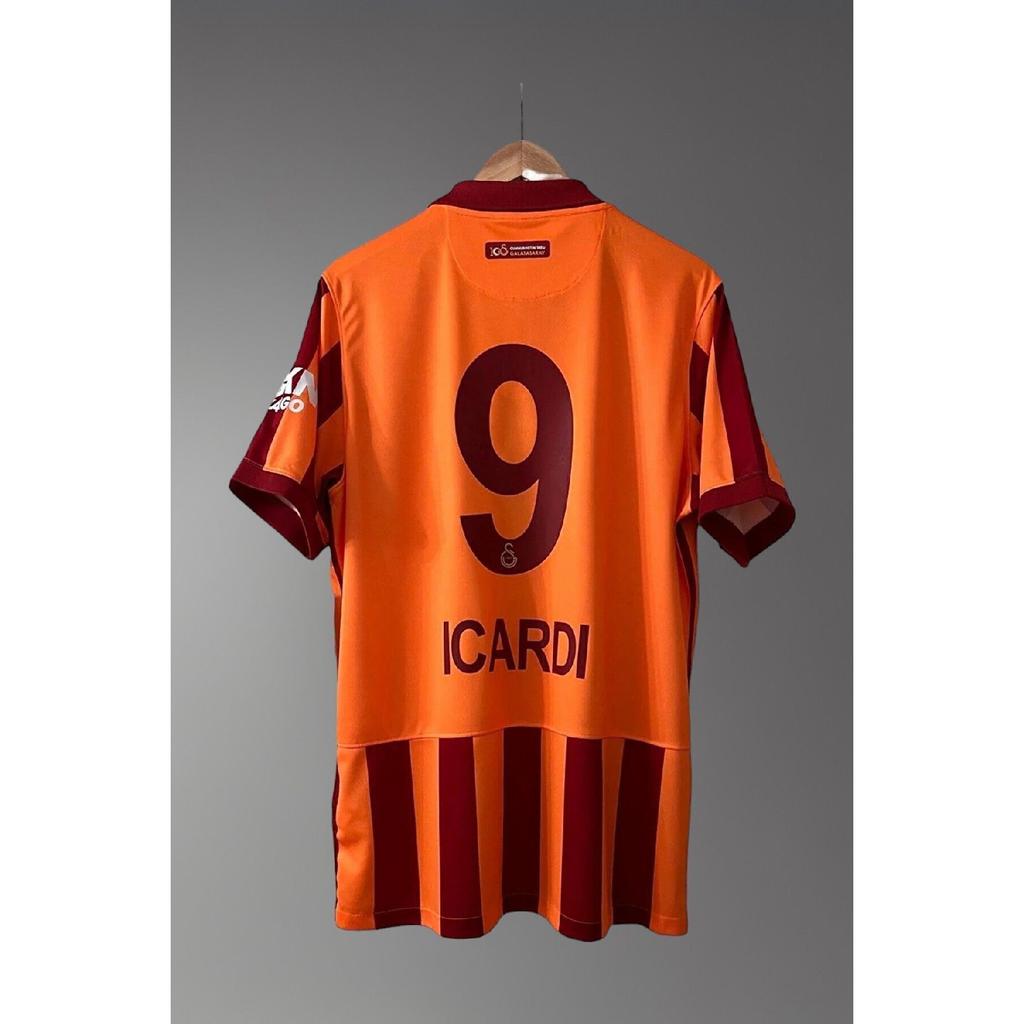 Желтая футбольная майка Red-galatsar'yy Icardi к 100-летию