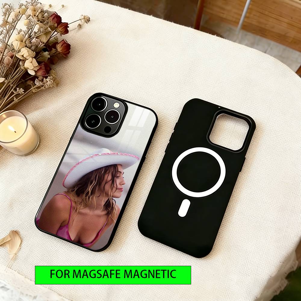 Чехол для телефона Майли Сайрус для iPhone 17, 16, 15, 14, 13, 12, 11 Plus, Pro, магнитный, с поддержкой беспроводной зарядки Magsafe