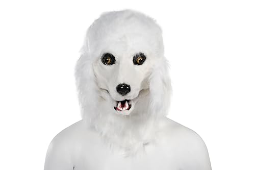 [kitamurasyokai] [Moving Mouth] Pakupaku Animal Realistic Animal Masks Featuring Dog, Poodle, Chicken, Gorilla, and Lion Faces, Costume Masks, Party S