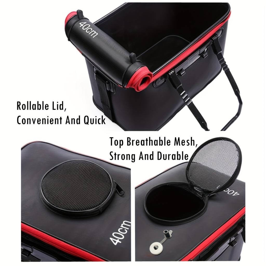 Портативная рыболовная сумка из ЭВА, складное рыболовное ведро, ящик для живой рыбы, контейнер для воды для кемпинга