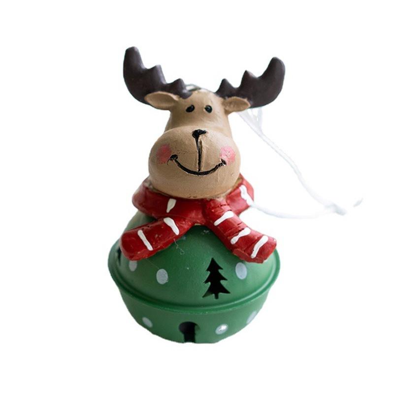 1 шт. креативный кулон-колокольчик, рождественский декор, украшение для дерева, украшение для вечеринки, настенное украшение из смолы