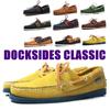 Men Genuine Nubuck Leather Docksides Classic Boat Shoes,Men Designer Sneakers For Hommme Femme Plus Size Loafers Y071