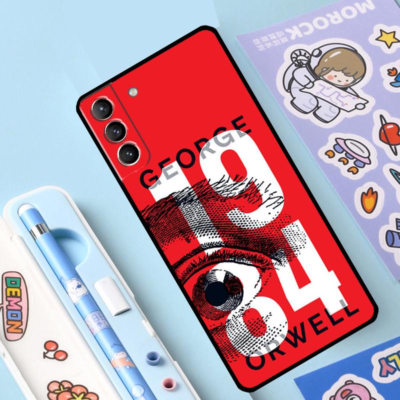 Чехол 1984 года с Джорджем Оруэллом для Samsung Galaxy S23 S21 FE S20 FE S22 Plus Note 20 Ultra Note 10 S8 S9 S10 Plus