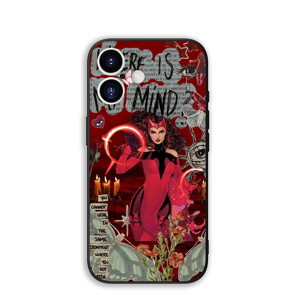 for Apple iPhone 17 16 Plus 13 12 Pro Max Mini X XR Xs ProMax 16E 15+ 17+ Air Phone Case Scarlet Witch Marvel Doctor Strange