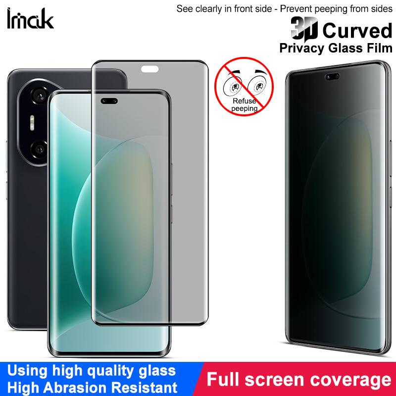 Для Honor 300 Pro Ultra 5G Glass IMAK 3D изогнутое закаленное стекло для защиты всего экрана