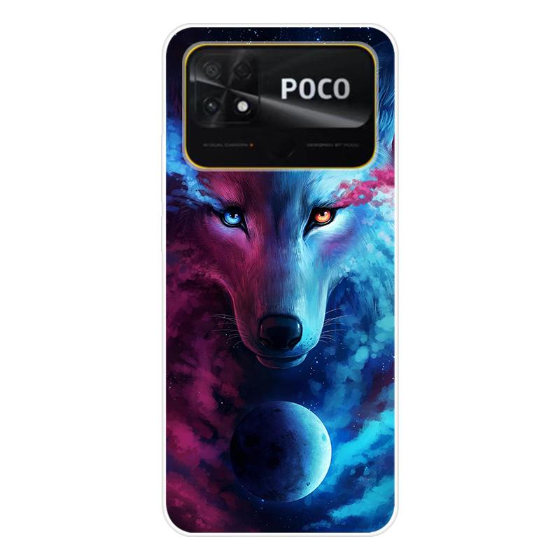 Для Xiaomi Poco C40 C 40 Чехол Мягкая силиконовая задняя крышка Мультяшный чехол для телефона Разнообразие