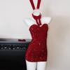 Short Dress Christmas Bunny Girl Costume Tight Fitting Cosplay Costume  Cosplay Event